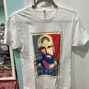 Joey Swoll MYOB Gym Positivity Shirt sz S